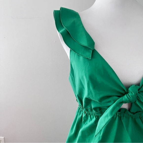 DREW Green Kelly Midi Dress size Medium New with Tags - Picture 3 of 15